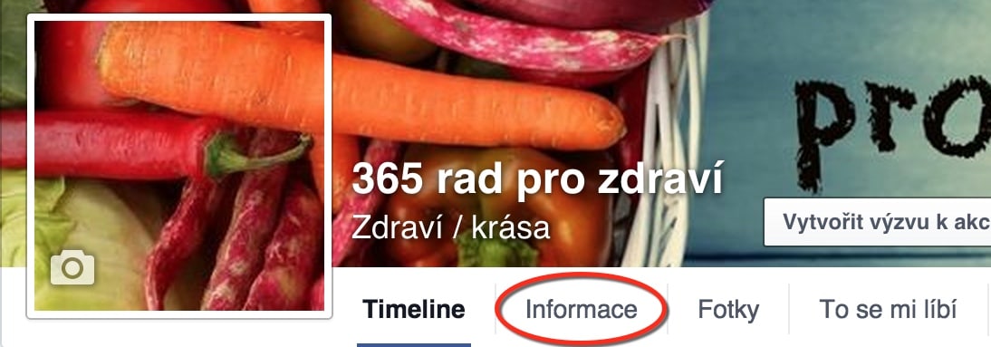 Informace - změna názvu facebook stránky