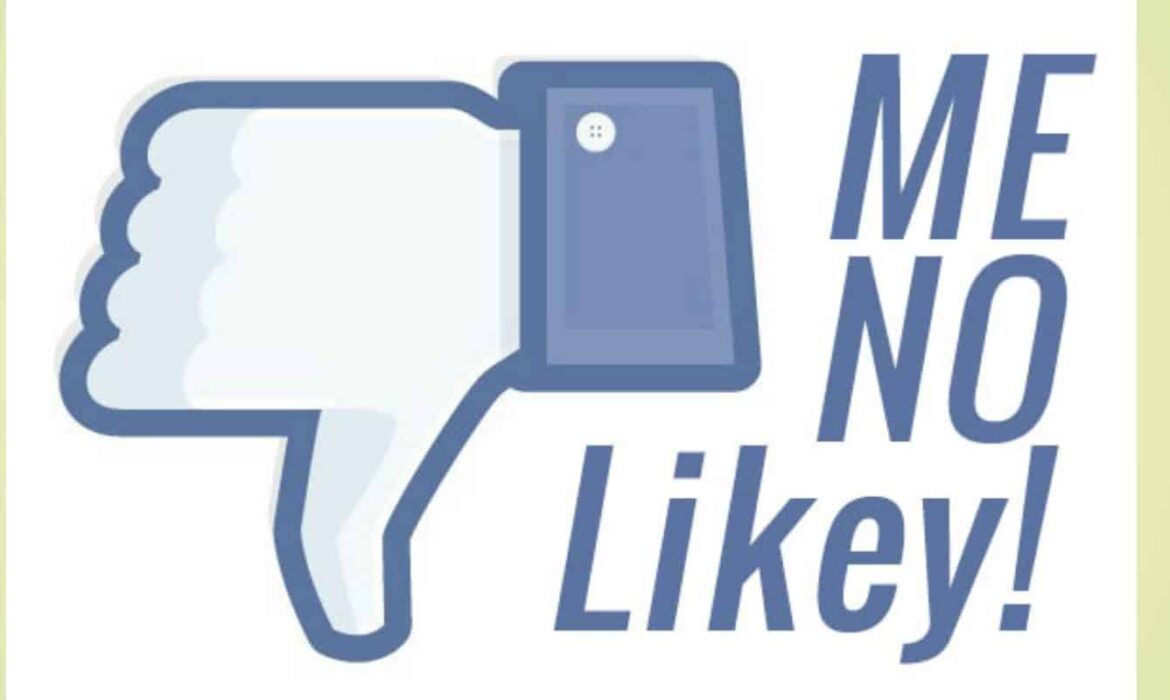 Facebook dislike